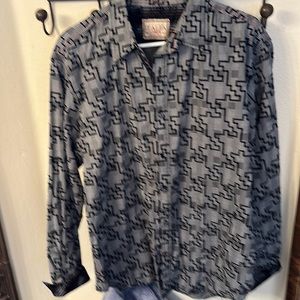 Great Geometric vintage Italia design shirt size L